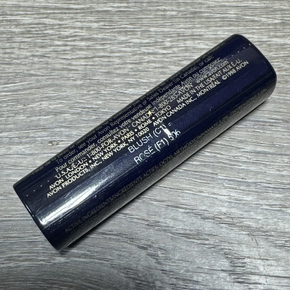 Avon Beyond Color‎ Lipstick Blush Rose SPF 12 Triple Benefit 3.6g New Sealed